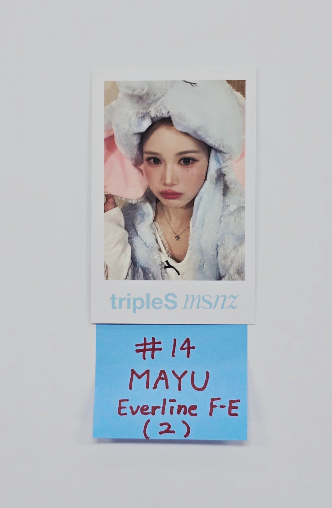 Triples_msnz "Beyond Beauty" - Everline Fansing Event Polaroid type Photocard R2 (Objekt Music Album ver.) [26.02.06]