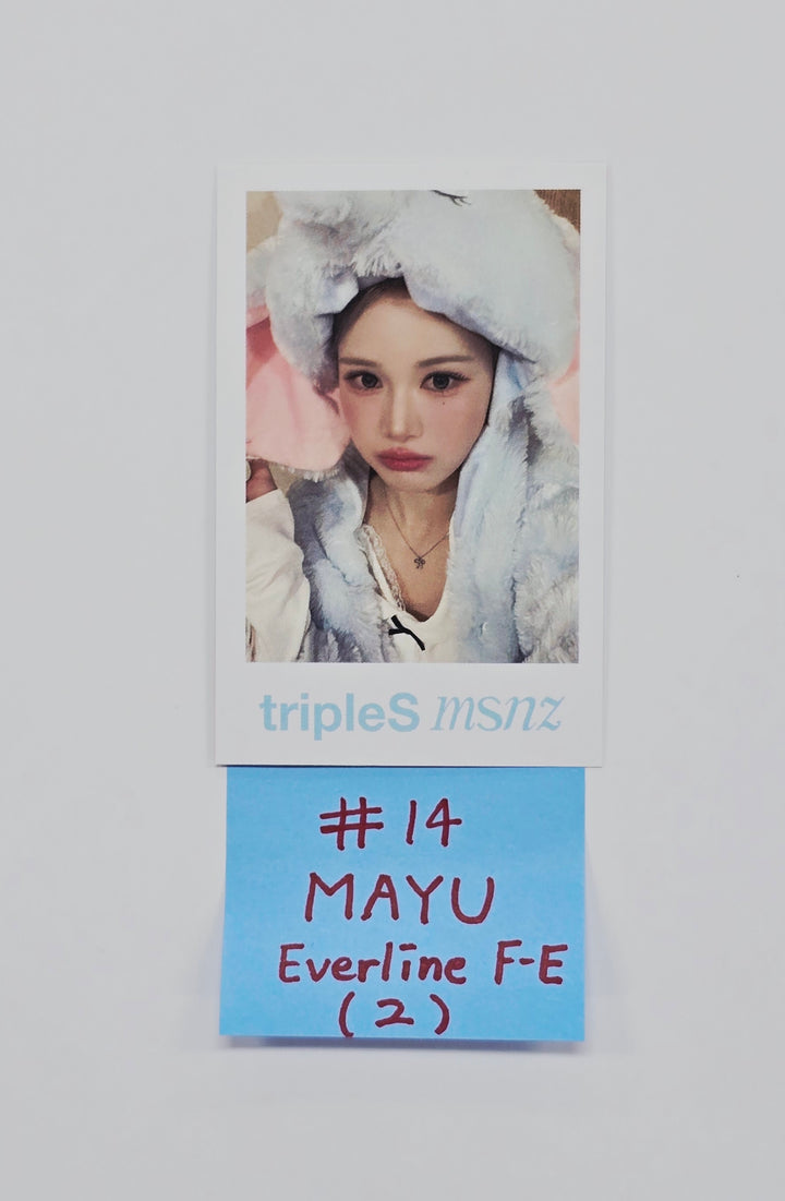 Triples_msnz "Beyond Beauty" - Everline Fansing Event Polaroid type Photocard R2 (Objekt Music Album ver.) [26.02.06]