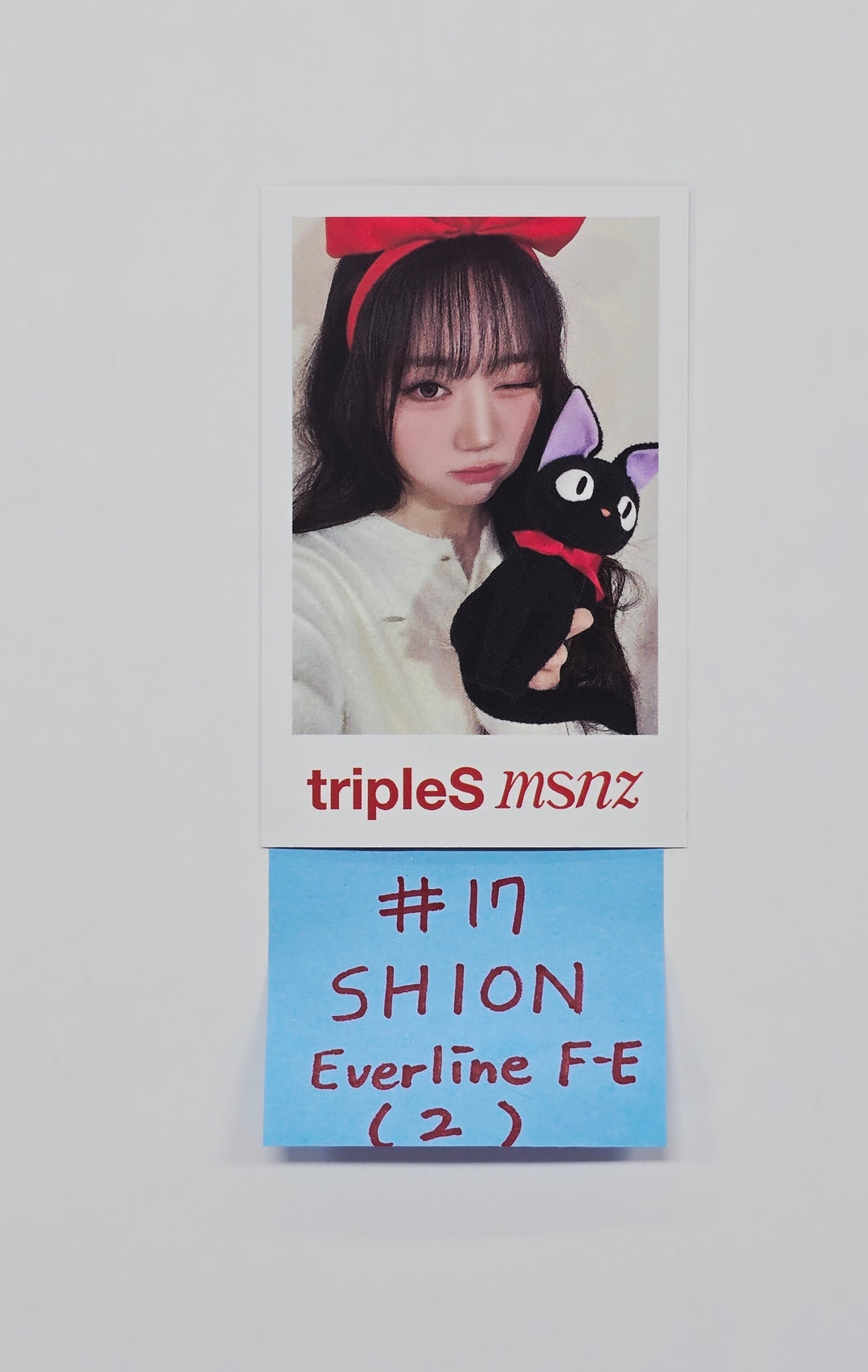 Triples_msnz "Beyond Beauty" - Everline Fansing Event Polaroid type Photocard R2 (Objekt Music Album ver.) [26.02.06]
