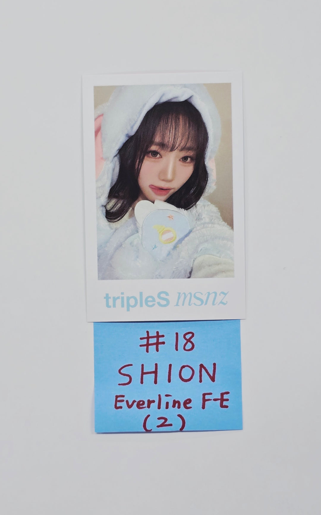 Triples_msnz "Beyond Beauty" - Everline Fansing Event Polaroid type Photocard R2 (Objekt Music Album ver.) [26.02.06]