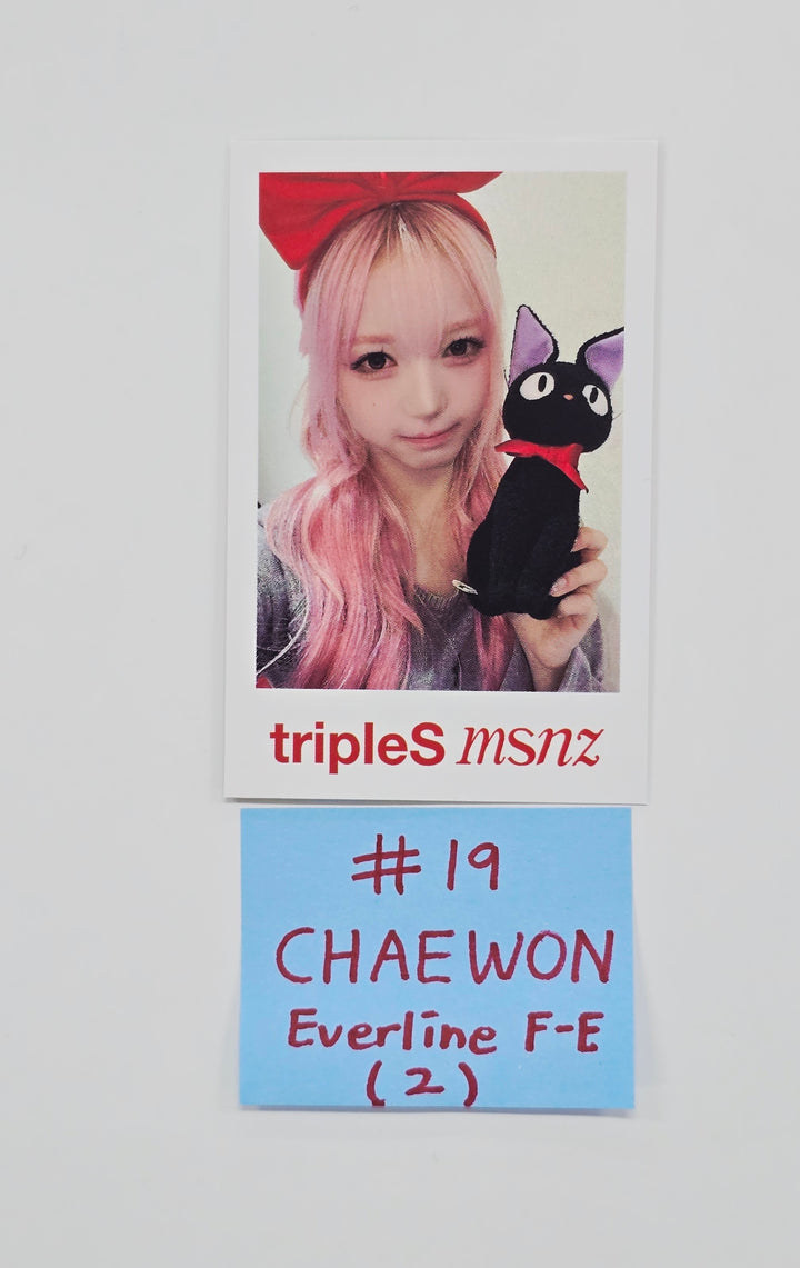Triples_msnz "Beyond Beauty" - Everline Fansing Event Polaroid type Photocard R2 (Objekt Music Album ver.) [26.02.06]