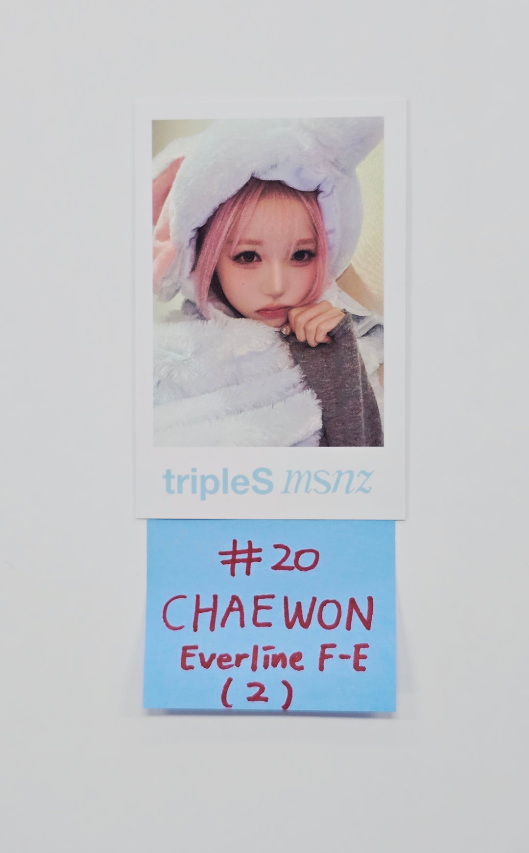 Triples_msnz "Beyond Beauty" - Everline Fansing Event Polaroid type Photocard R2 (Objekt Music Album ver.) [26.02.06]