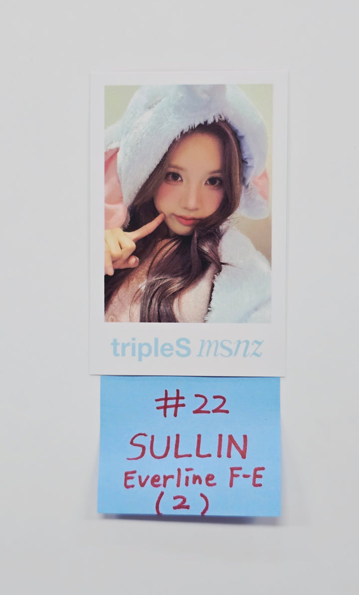 Triples_msnz "Beyond Beauty" - Everline Fansing Event Polaroid type Photocard R2 (Objekt Music Album ver.) [26.02.06]