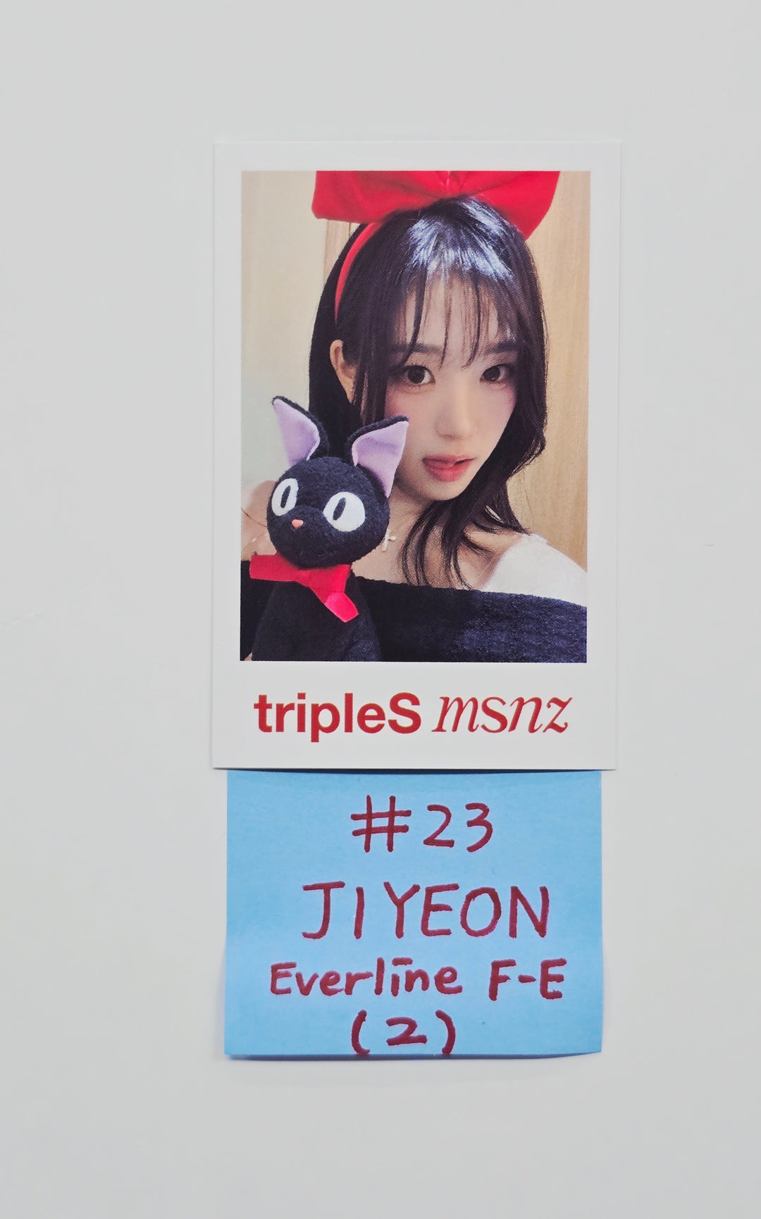 Triples_msnz "Beyond Beauty" - Everline Fansing Event Polaroid type Photocard R2 (Objekt Music Album ver.) [26.02.06]