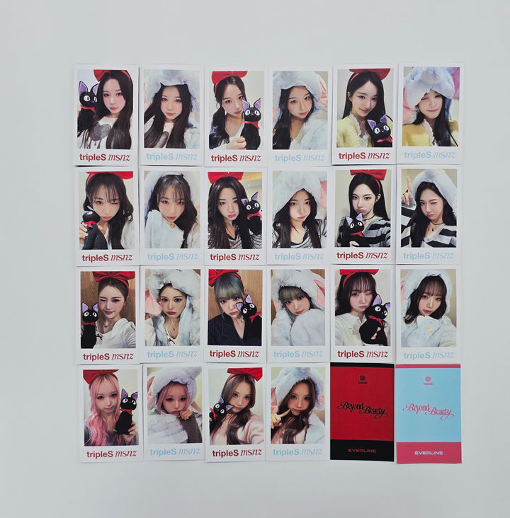 Triples_msnz "Beyond Beauty" - Everline Fansing Event Polaroid type Photocard R2 (Objekt Music Album ver.) [26.02.06]