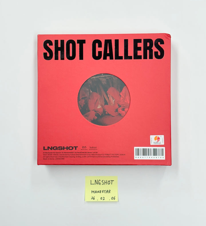 LNGSHOT "SHOT CALLERS" - Hand Autographed(Signed) Album [26.02.06]