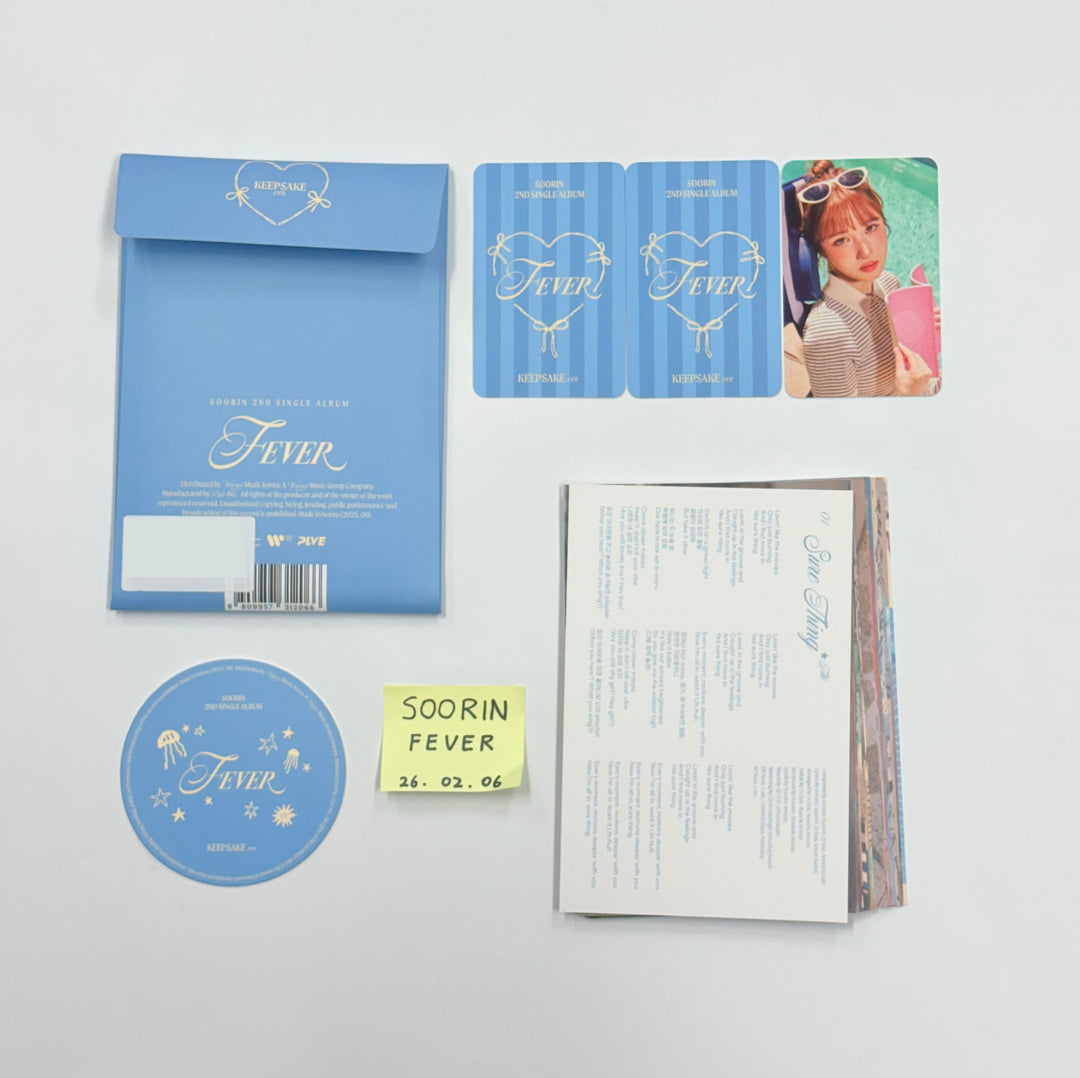 SOORIN "FEVER" - Hand Autographed(Signed) Promo Album [26.02.06]
