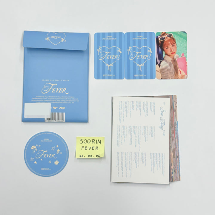 SOORIN "FEVER" - Hand Autographed(Signed) Promo Album [26.02.06]