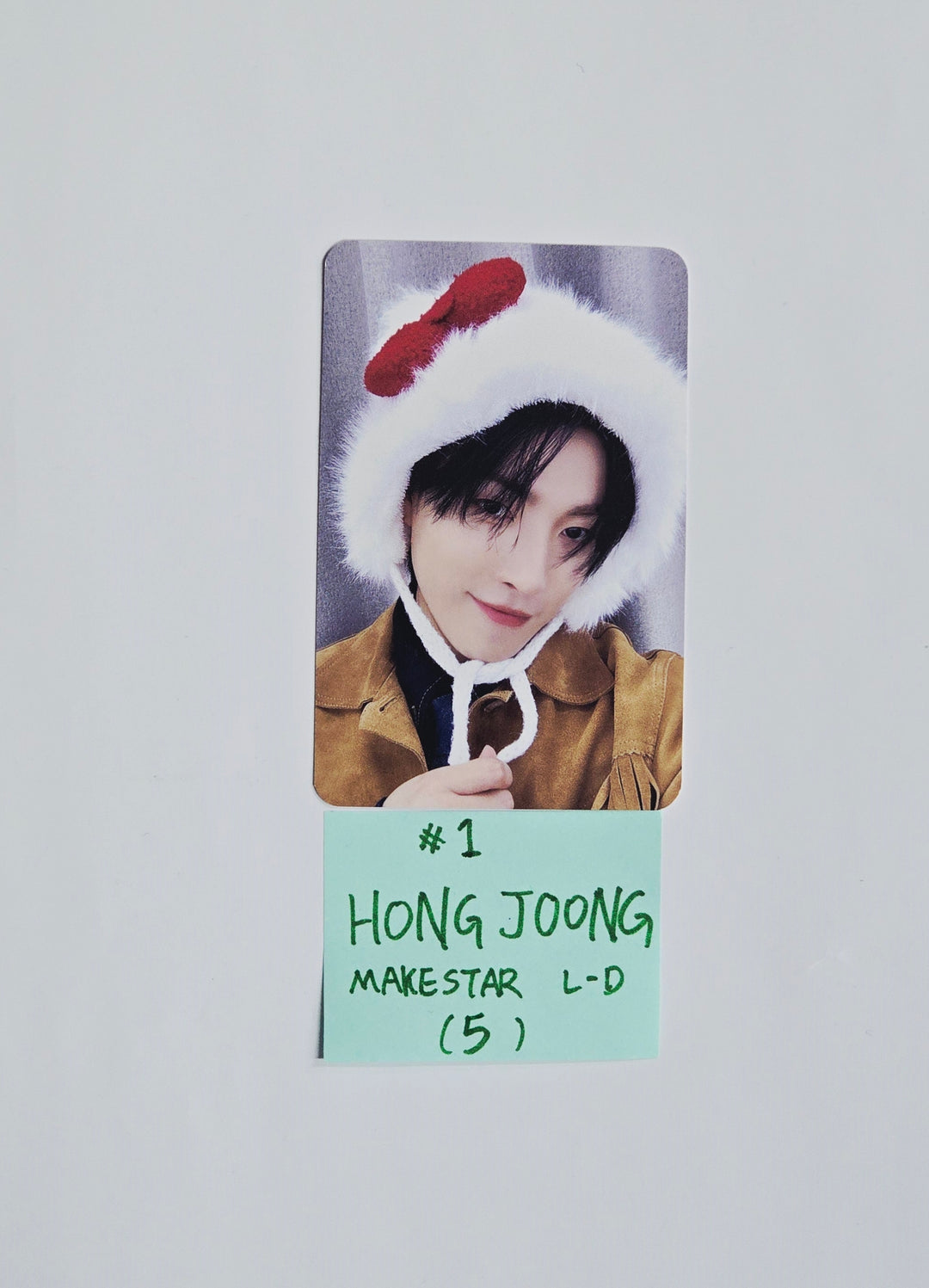 ATEEZ "GOLDEN HOUR : Part.4" - Makestar Lucky Draw Event Photocard [26.02.09]