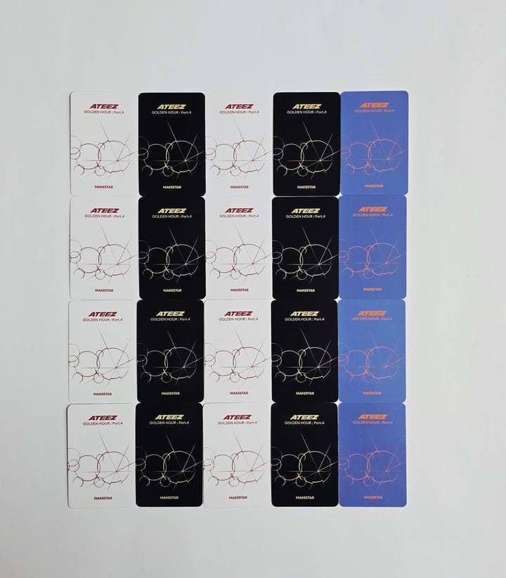 ATEEZ "GOLDEN HOUR : Part.4" - Makestar Lucky Draw Event Photocard [26.02.09]