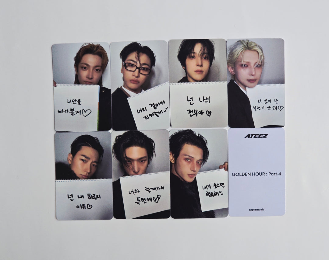 ATEEZ "GOLDEN HOUR : Part.4" - Apple Music Pre-Order Benefit Photocard [Digipack Ver.] [26.02.09]