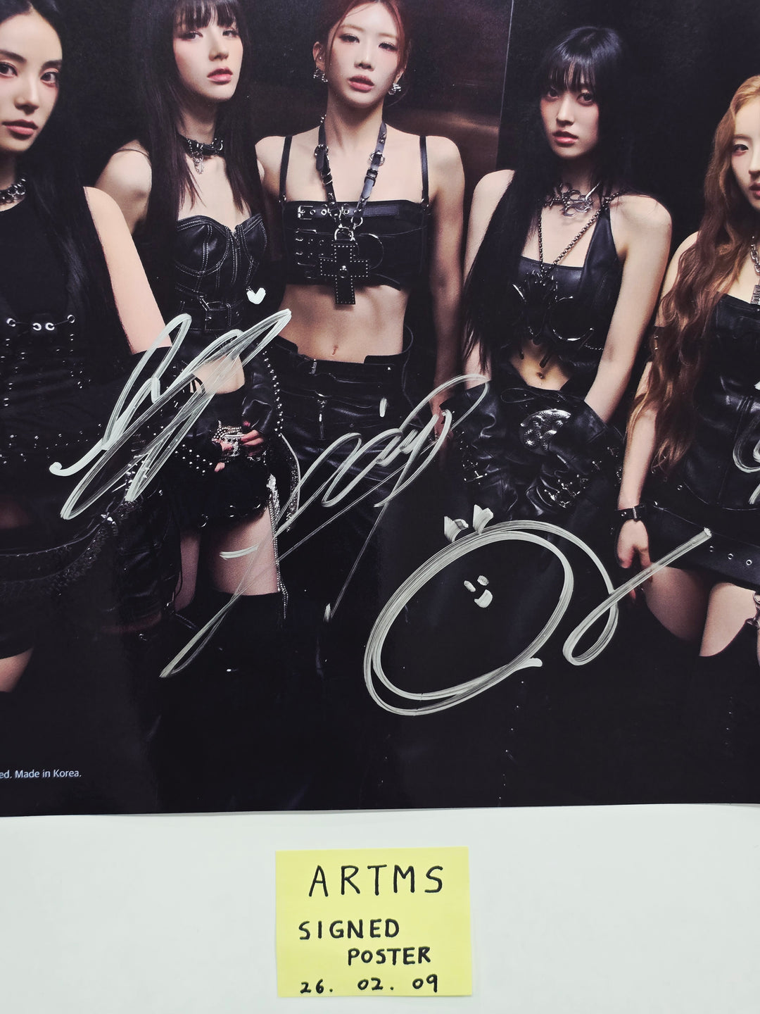 ARTMS "Grand Club Icarus" World Tour in Seoul - Unreleased Image Hand Autographed(Signed) Poster [26.02.09]