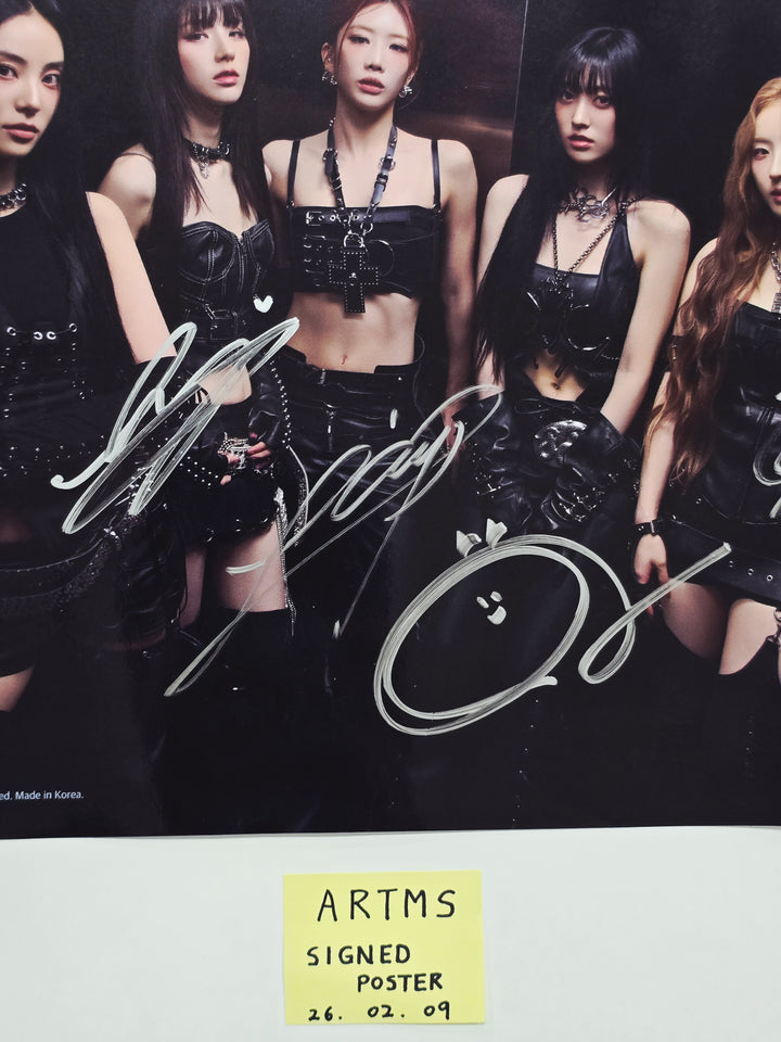 ARTMS "Grand Club Icarus" World Tour in Seoul - Unreleased Image Hand Autographed(Signed) Poster [26.02.09]
