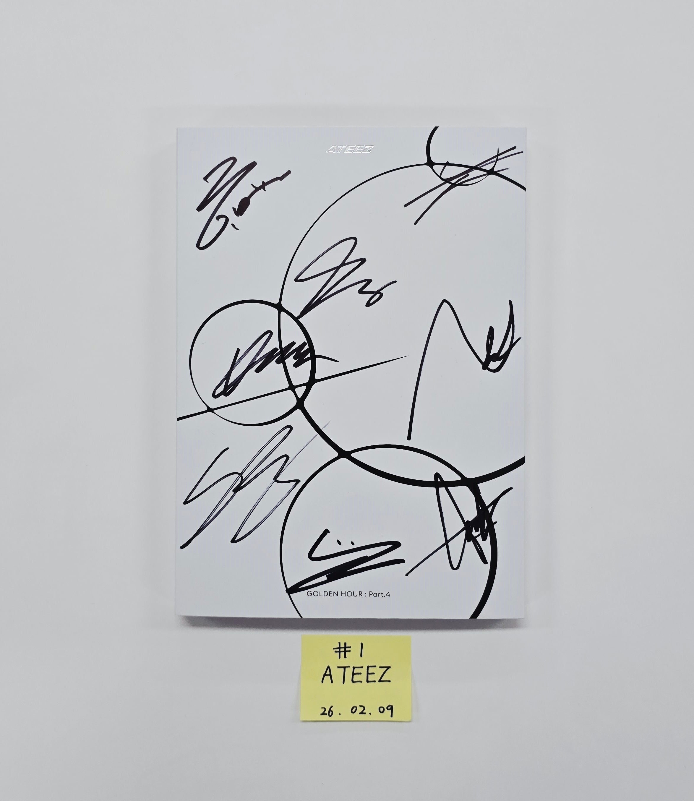 ateez ホンジュン直接サイン ATEEZ ホンジュン 直筆 サイン - メルカリ