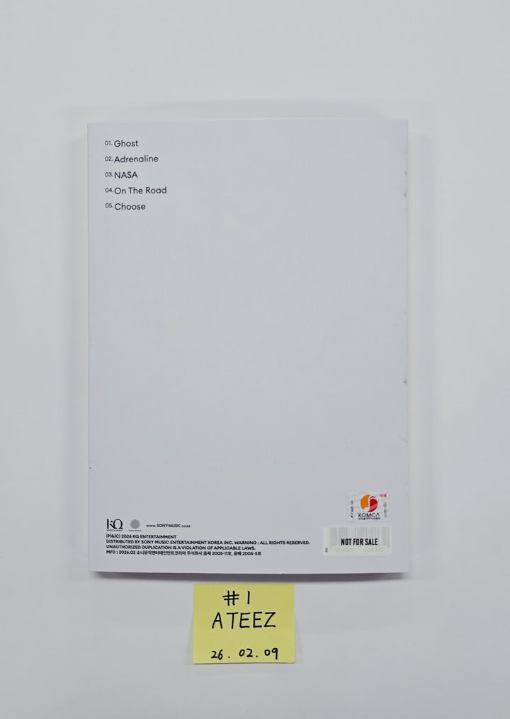 ATEEZ "GOLDEN HOUR : Part.4" - Hand Autographed(Signed) Promo Album [26.02.09]