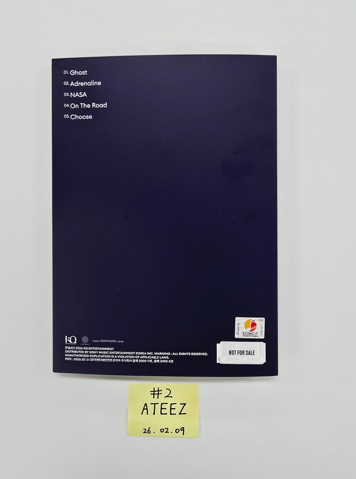 ATEEZ "GOLDEN HOUR : Part.4" - Hand Autographed(Signed) Promo Album [26.02.09]