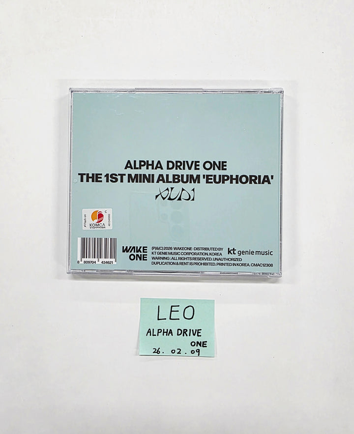LEO (of ALPHA DRIVE ONE) "EUPHORIA" - Hand Autographed(Signed) Album [26.02.09]