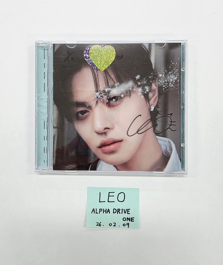 ★直筆サインCD&報道資料◆ALPHA DRIVE ONE◆EUPHORIA LEO (of ALPHA DRIVE ONE) 