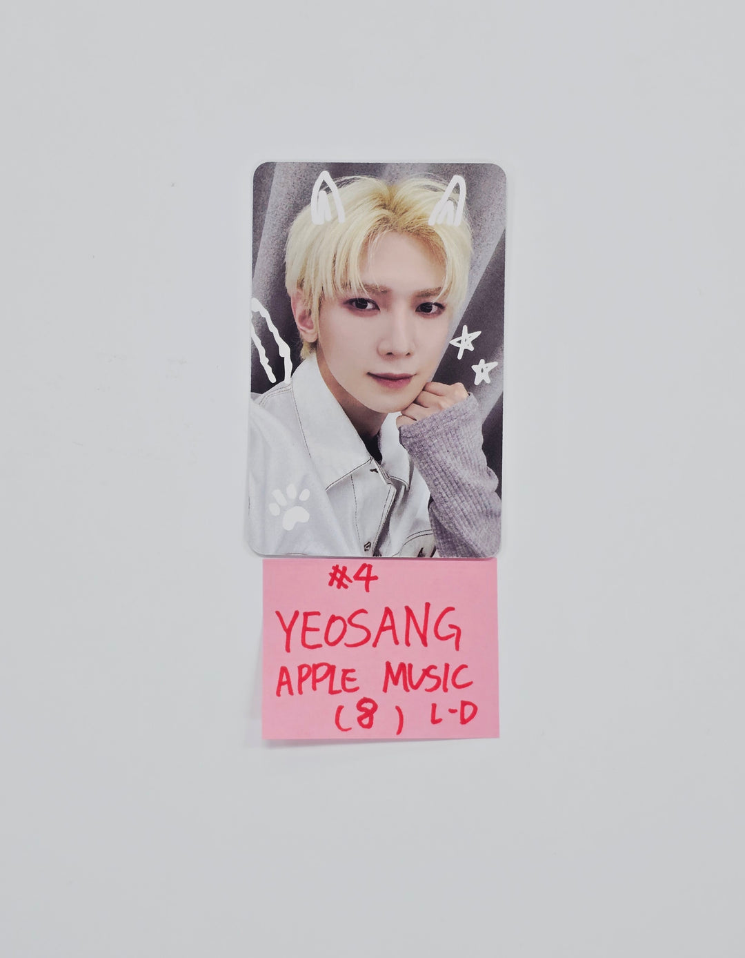 ATEEZ "GOLDEN HOUR : Part.4" - Apple Music Lucky Draw Event Photocard (digipack ver.) [26.02.10]