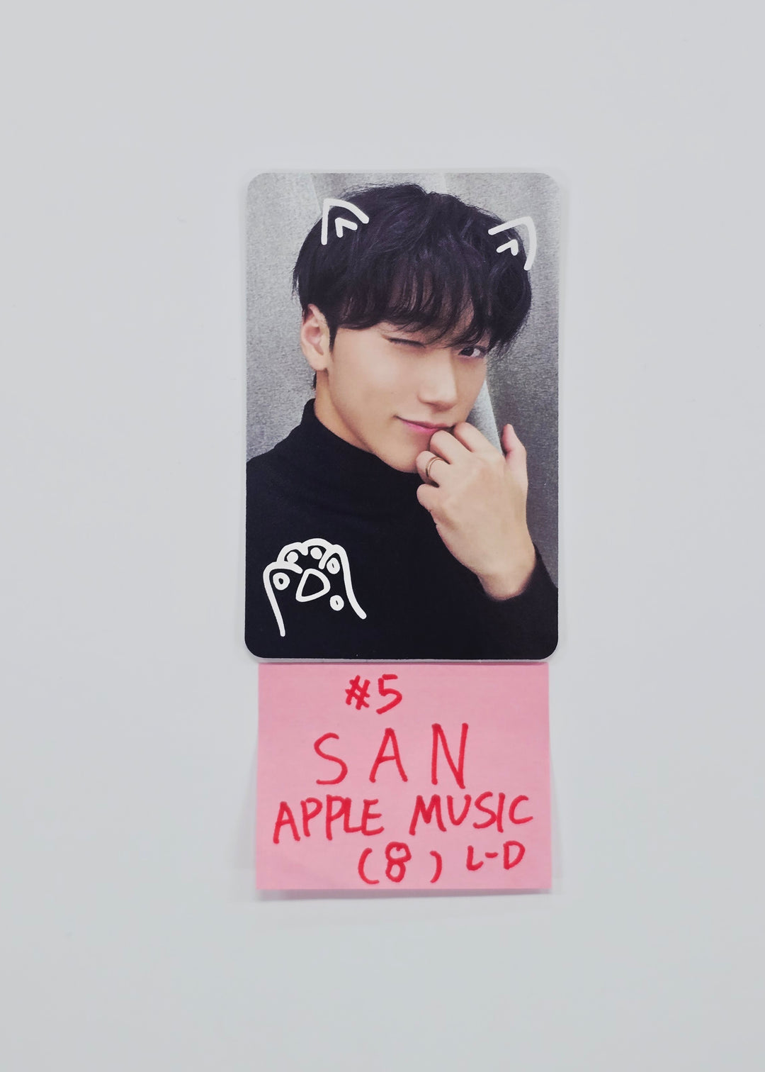 ATEEZ "GOLDEN HOUR : Part.4" - Apple Music Lucky Draw Event Photocard (digipack ver.) [26.02.10]