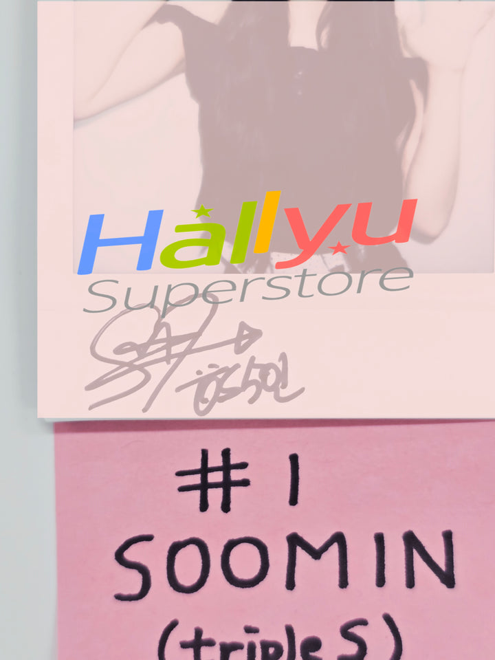 SOOMIN (of TripleS) - Hand Autographed(Signed) Polaroid [26.02.10]