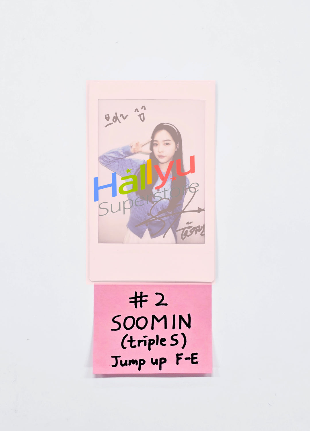 SOOMIN (of TripleS) - Hand Autographed(Signed) Polaroid [26.02.10]