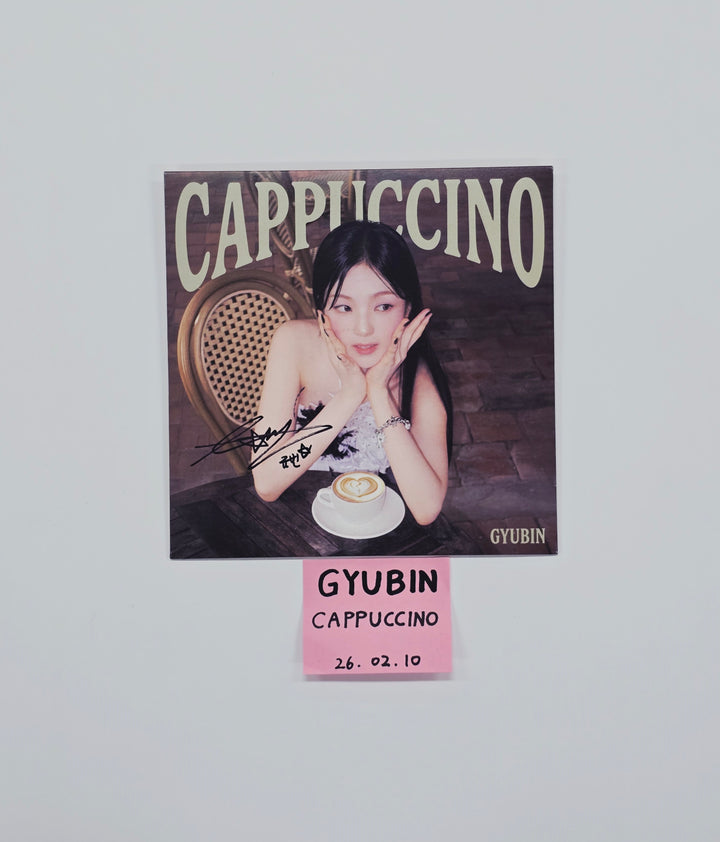 GYUBIN Digital Single "CAPPUCCINO" - Hand Autographed(Signed) Promo Album [26.02.10]