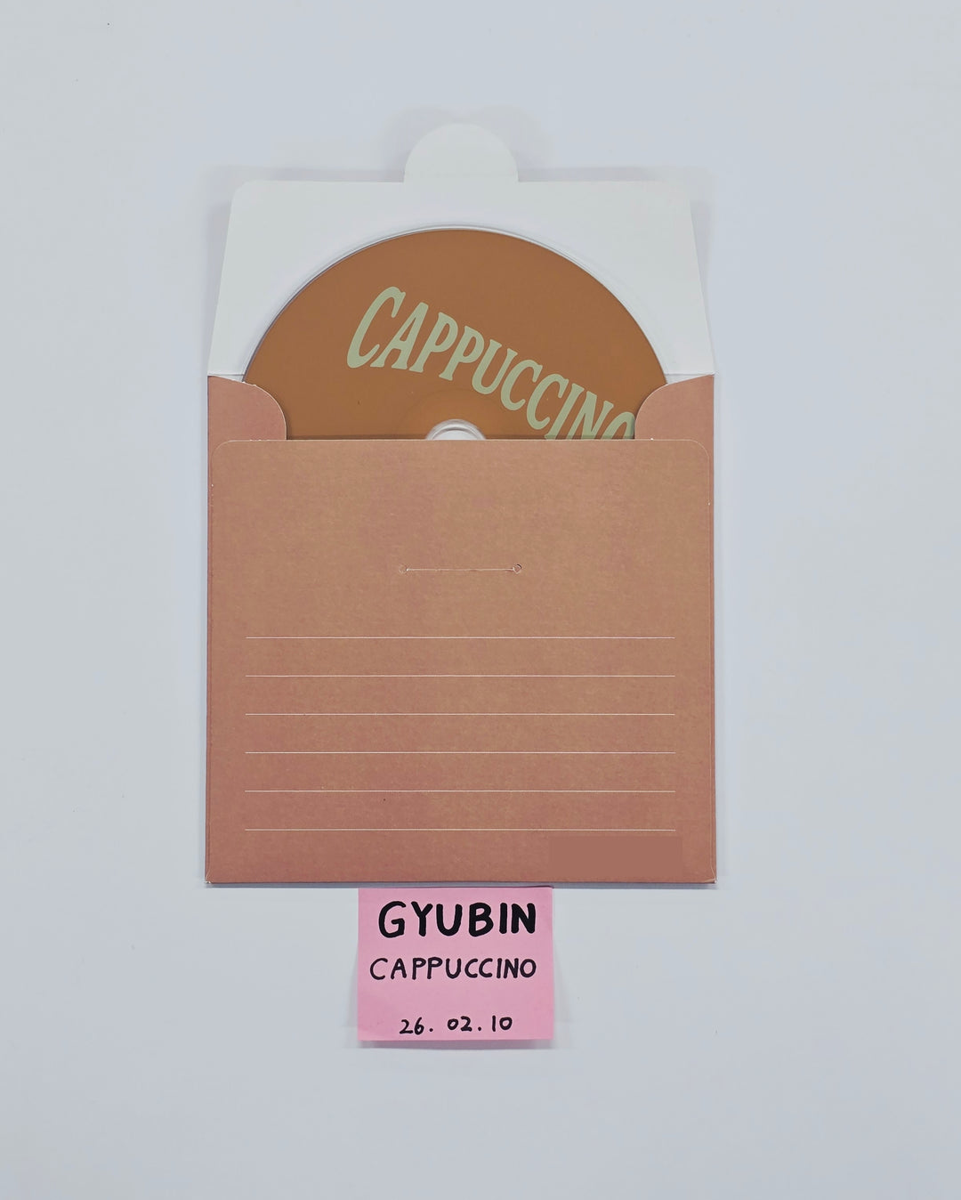GYUBIN Digital Single "CAPPUCCINO" - Hand Autographed(Signed) Promo Album [26.02.10]