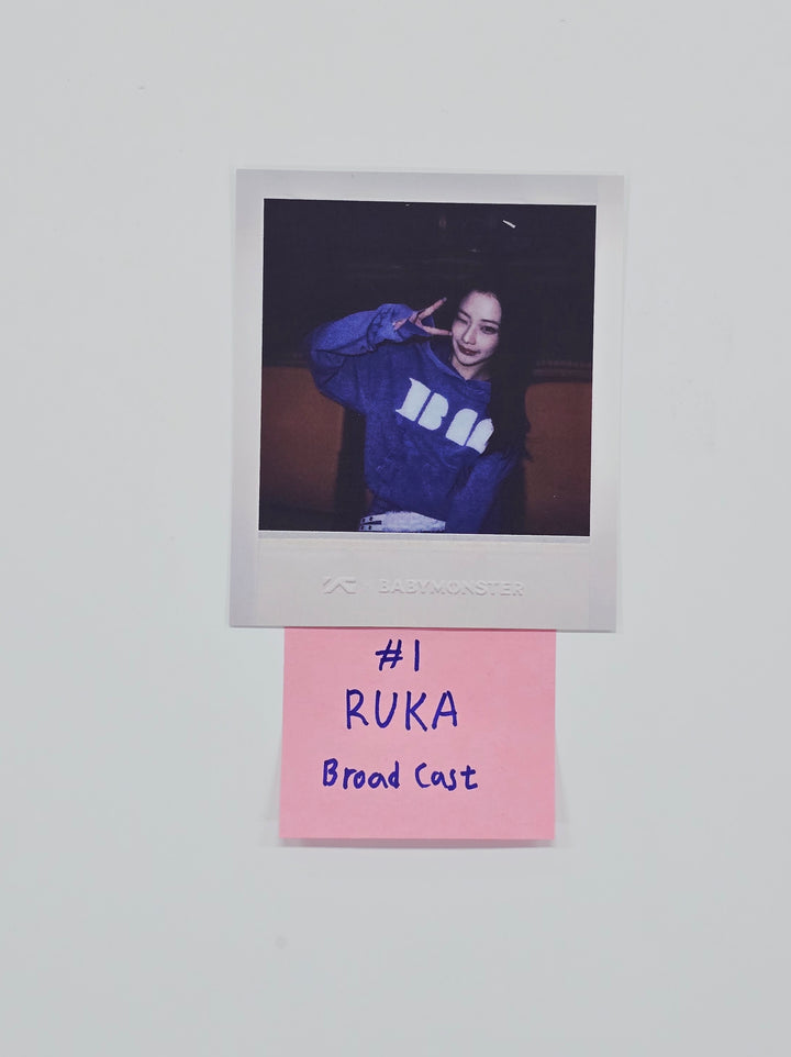 BABYMONSTER "REALLY LIKE YOU" - Broadcast Polaroid type Photocard [26.02.10]