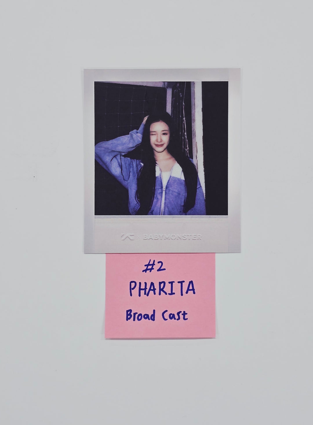 BABYMONSTER "REALLY LIKE YOU" - Broadcast Polaroid type Photocard [26.02.10]