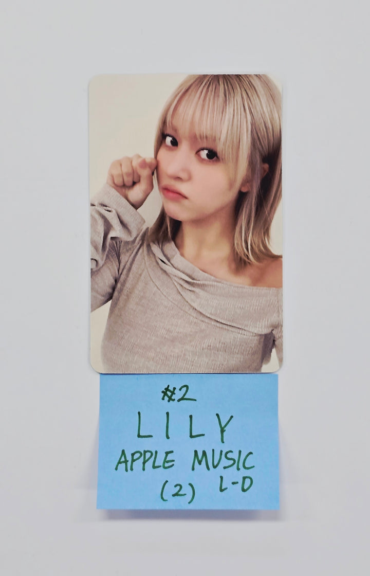 NMIXX "Blue Valentine" - Apple Music Lucky Draw Event Photocard, Polaroid type Photocard R5 [26.02.11]