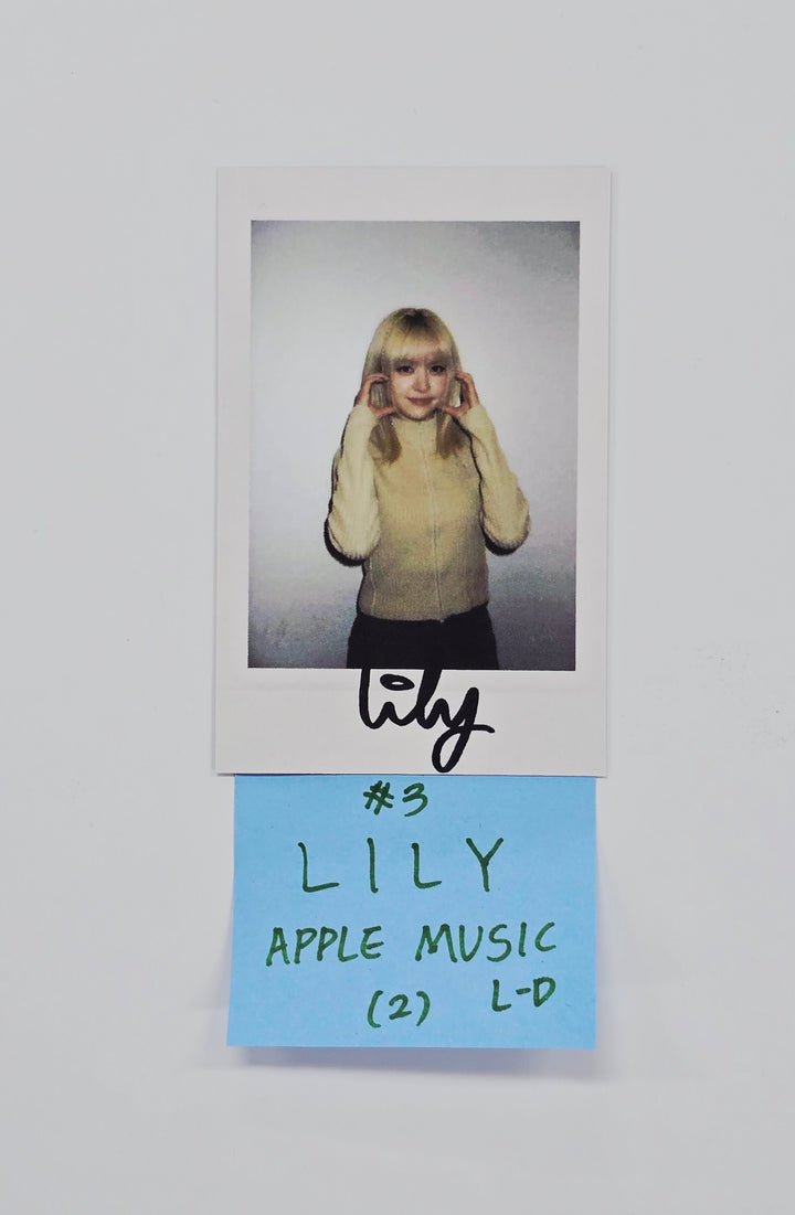 NMIXX "Blue Valentine" - Apple Music Lucky Draw Event Photocard, Polaroid type Photocard R5 [26.02.11]