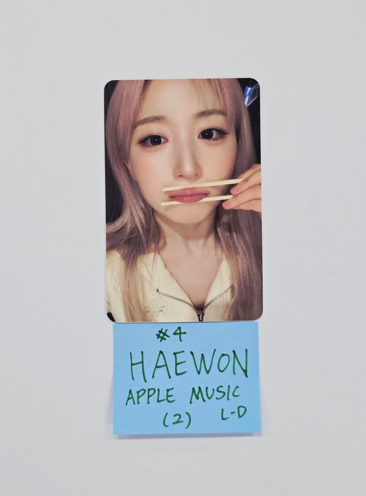 NMIXX "Blue Valentine" - Apple Music Lucky Draw Event Photocard, Polaroid type Photocard R5 [26.02.11]