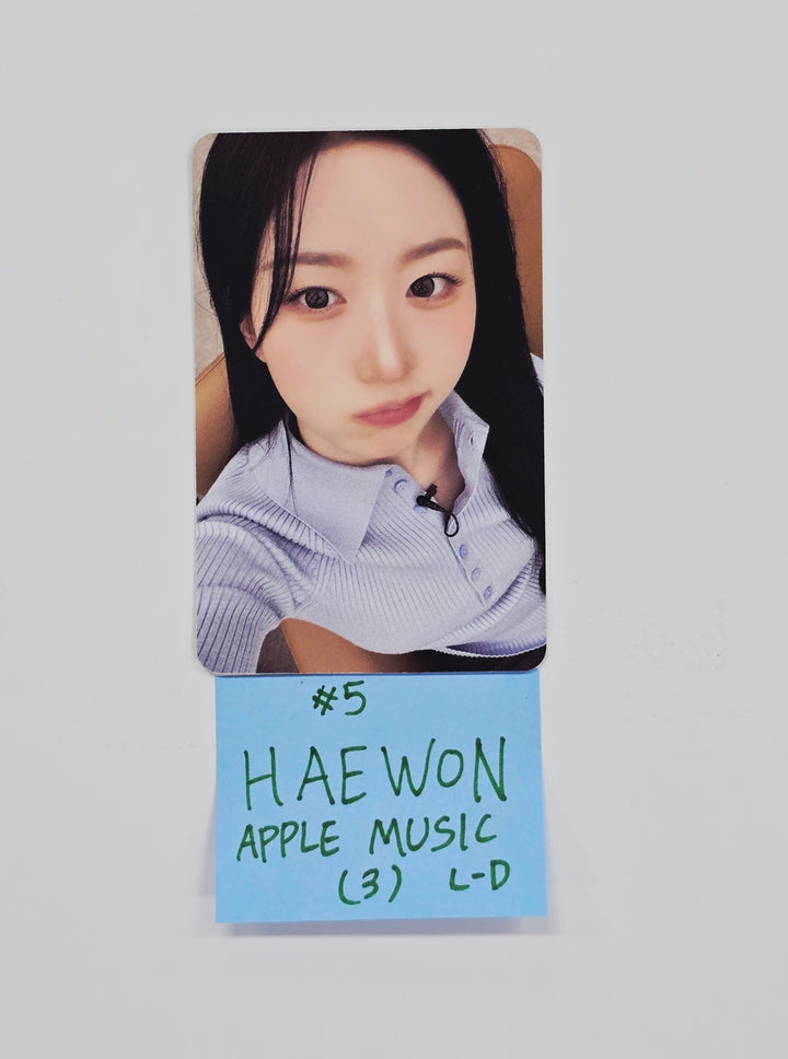 NMIXX "Blue Valentine" - Apple Music Lucky Draw Event Photocard, Polaroid type Photocard R5 [26.02.11]