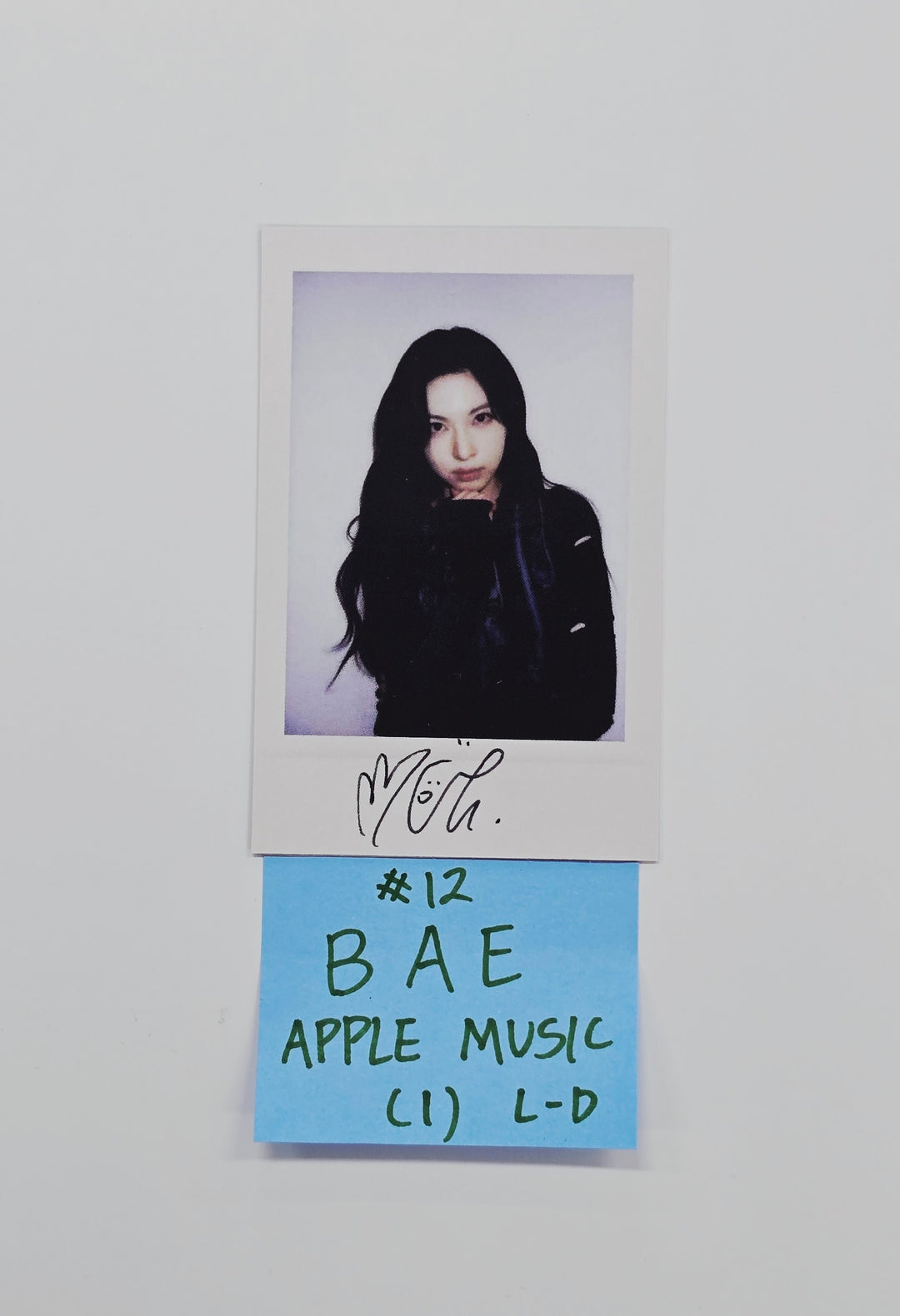 NMIXX "Blue Valentine" - Apple Music Lucky Draw Event Photocard, Polaroid type Photocard R5 [26.02.11]