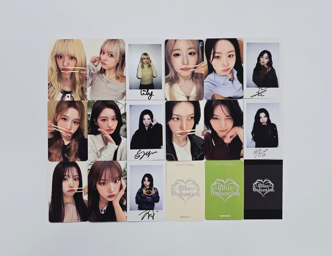 NMIXX "Blue Valentine" - Apple Music Lucky Draw Event Photocard, Polaroid type Photocard R5 [26.02.11]