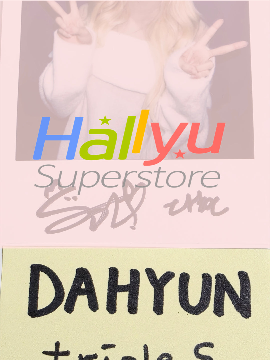 DAHYUN (of TripleS) - Hand Autographed(Signed) Polaroid [26.02.11]