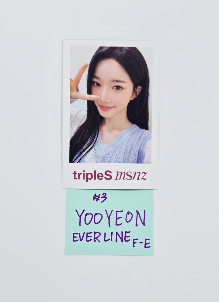 Triples_msnz "Beyond Beauty" - Everline Fansing Event Polaroid type Photocard R3 (Objekt Music Album ver.) [26.02.12]