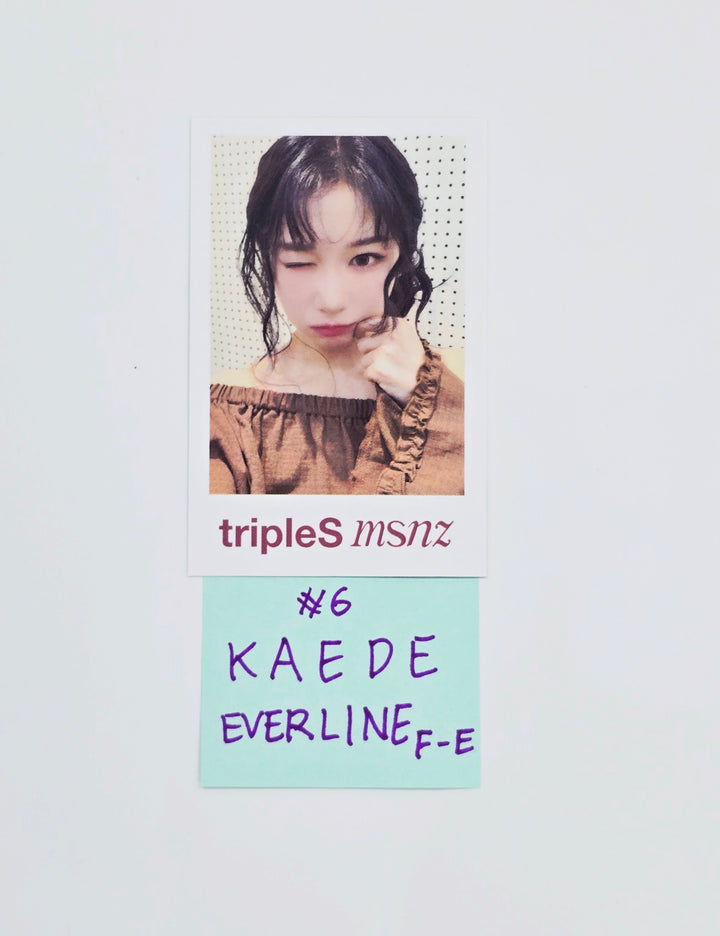 Triples_msnz "Beyond Beauty" - Everline Fansing Event Polaroid type Photocard R3 (Objekt Music Album ver.) [26.02.12]