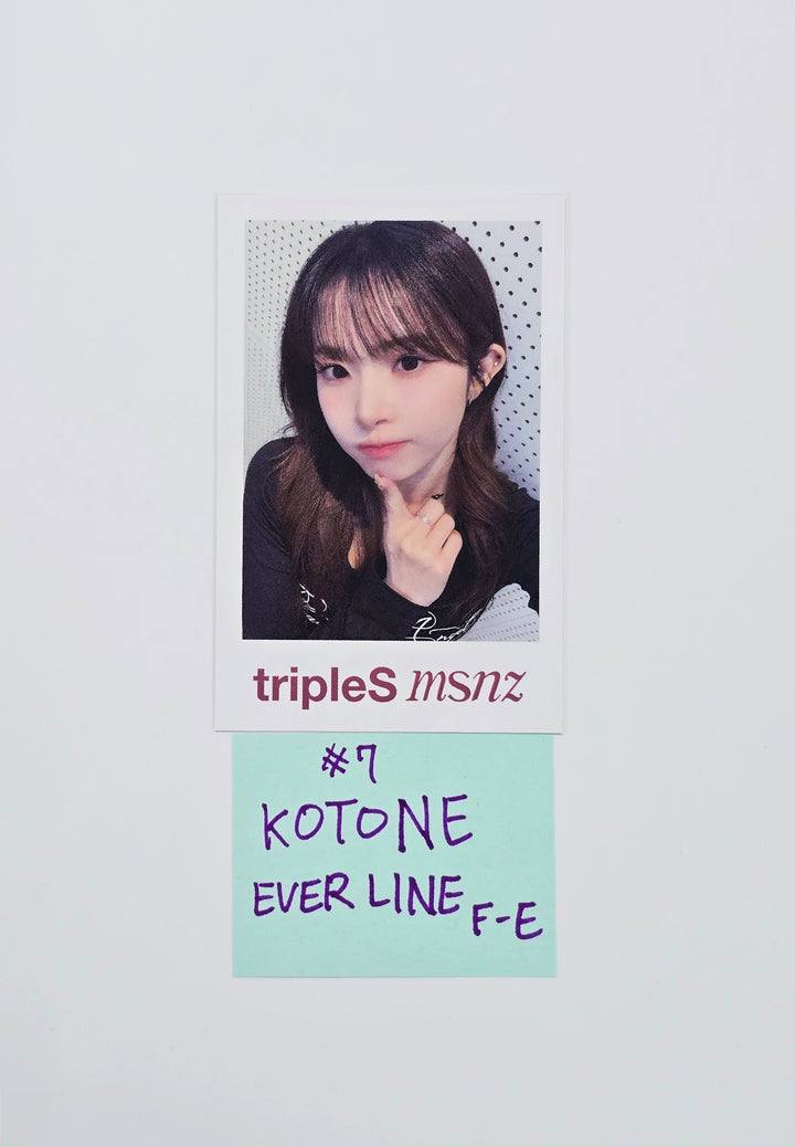 Triples_msnz "Beyond Beauty" - Everline Fansing Event Polaroid type Photocard R3 (Objekt Music Album ver.) [26.02.12]