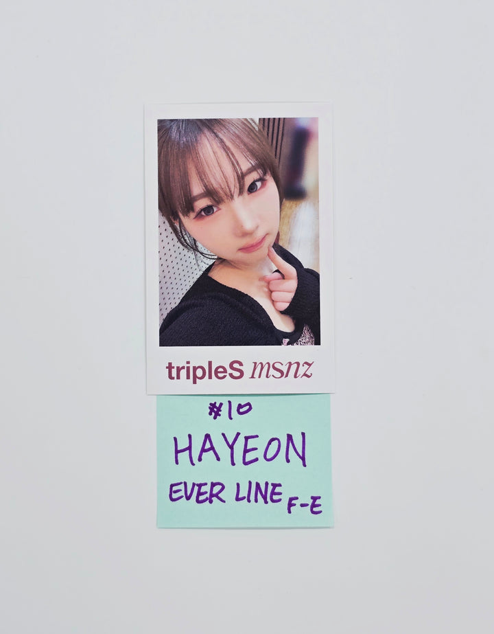 Triples_msnz "Beyond Beauty" - Everline Fansing Event Polaroid type Photocard R3 (Objekt Music Album ver.) [26.02.12]