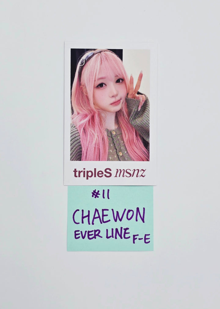 Triples_msnz "Beyond Beauty" - Everline Fansing Event Polaroid type Photocard R3 (Objekt Music Album ver.) [26.02.12]