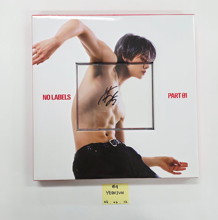 YEONJUN (Of TXT) "NO LABELS: PART 01" - Hand Autographed(Signed) Promo Album [26.02.12]