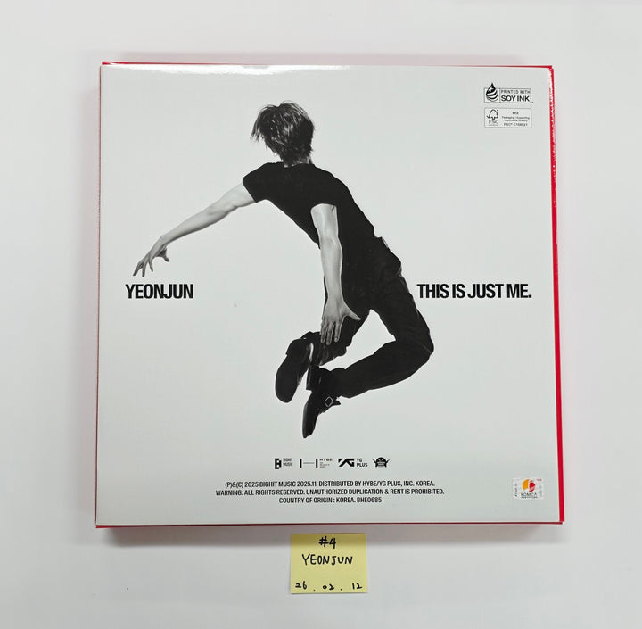 YEONJUN (Of TXT) "NO LABELS: PART 01" - Hand Autographed(Signed) Promo Album [26.02.12]