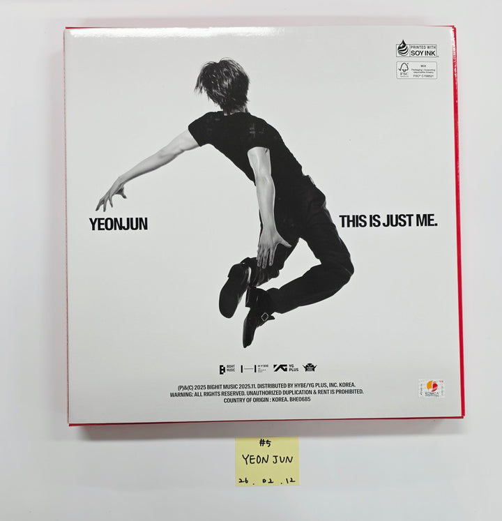 YEONJUN (Of TXT) "NO LABELS: PART 01" - Hand Autographed(Signed) Promo Album [26.02.12]