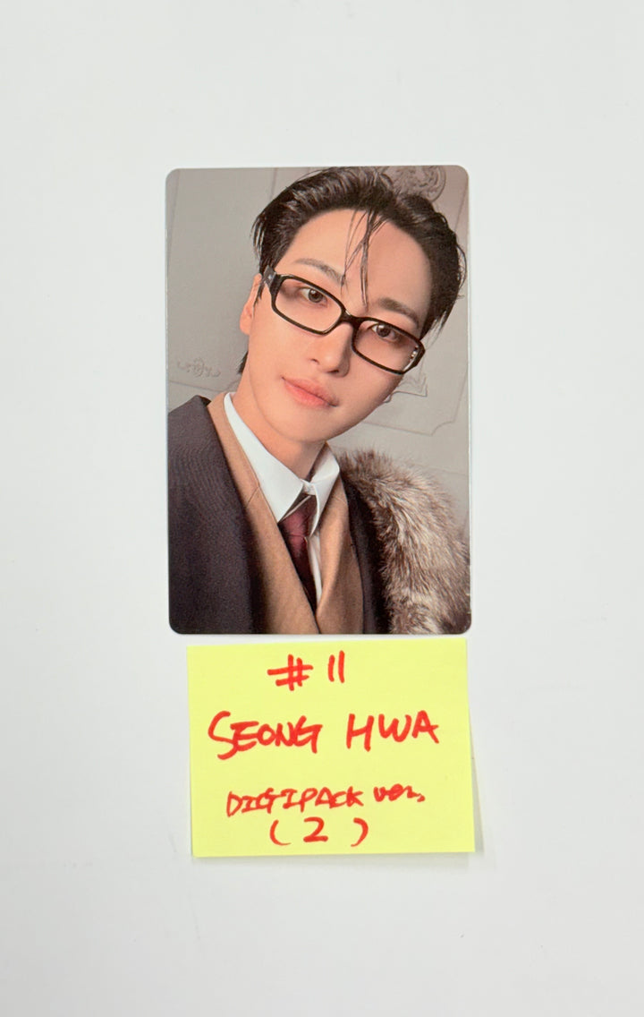 ATEEZ "GOLDEN HOUR : Part.4" - Official Photocard (Digipack ver) (hongjoong, seonghwa, yunho, yeosang) [26.02.12]