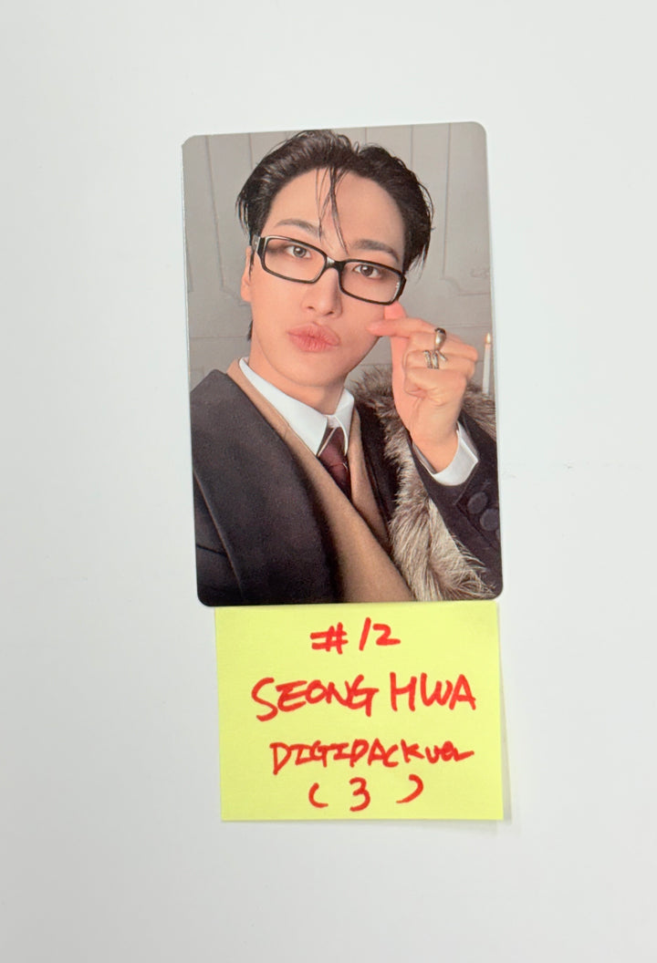 ATEEZ "GOLDEN HOUR : Part.4" - Official Photocard (Digipack ver) (hongjoong, seonghwa, yunho, yeosang) [26.02.12]