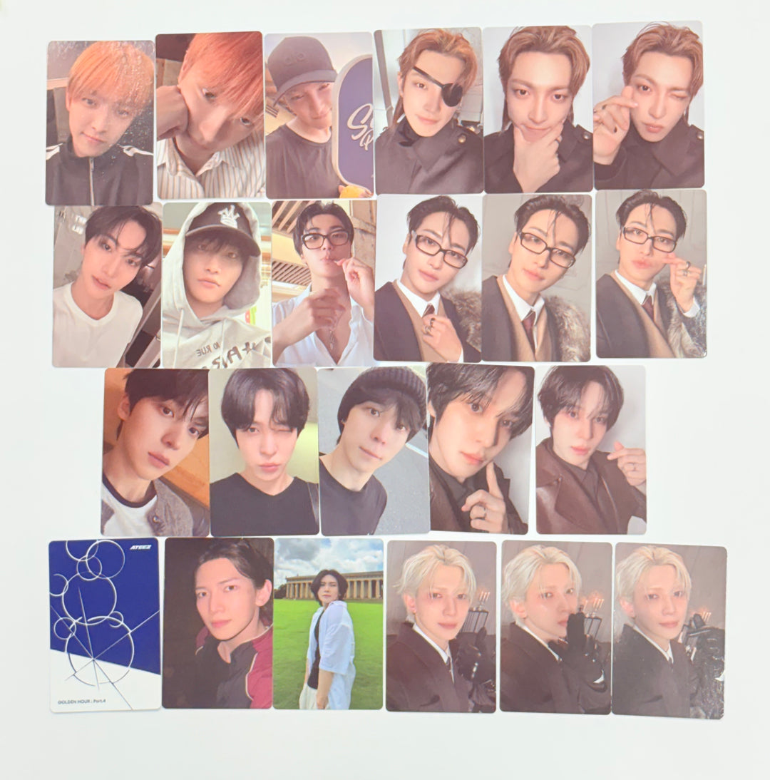 ATEEZ "GOLDEN HOUR : Part.4" - Official Photocard (Digipack ver) (hongjoong, seonghwa, yunho, yeosang) [26.02.12]