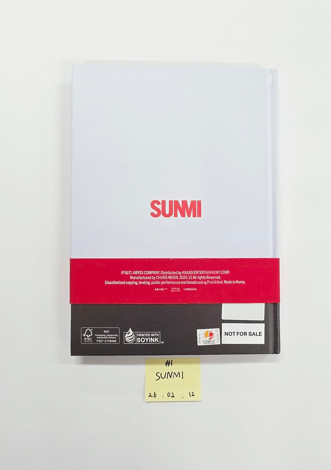 Sunmi "HEART MAID", YEJI "Air", MIYEON "MY, Lover" - Hand Autographed(Signed) Promo Album [26.02.12]