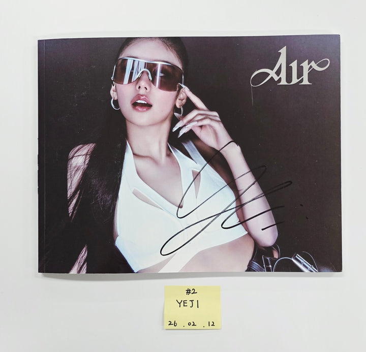 Sunmi "HEART MAID", YEJI "Air", MIYEON "MY, Lover" - Hand Autographed(Signed) Promo Album [26.02.12]